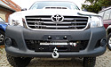 Montáž alu krytů podvozku Asfir - Toyota Hilux 2011